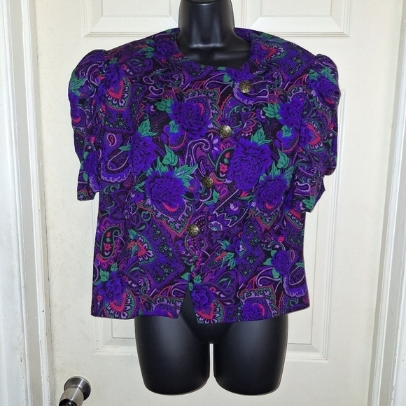 Damson 2 piece skirt suit size 16 - Picture 1 of 9